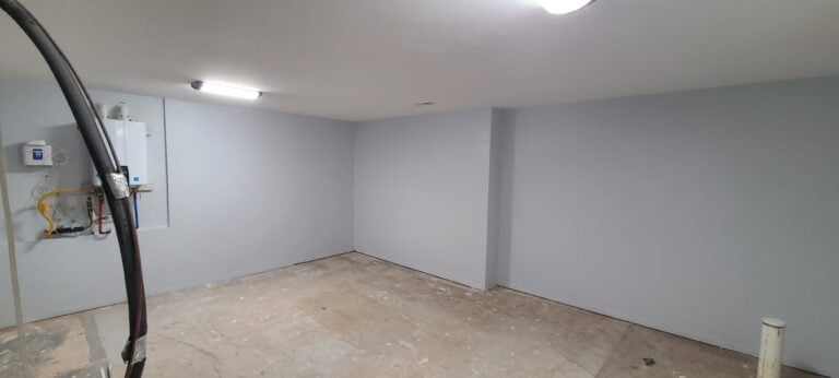 Basement Drywall Finishing in Easley